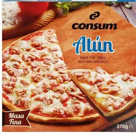 Pizza congelada de atún Consum